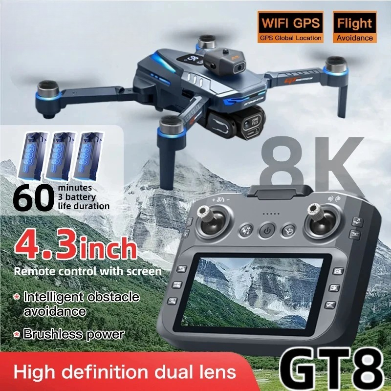 Drone Rc Harness - طائرة بدون طيار GT8 الأصلية بدقة