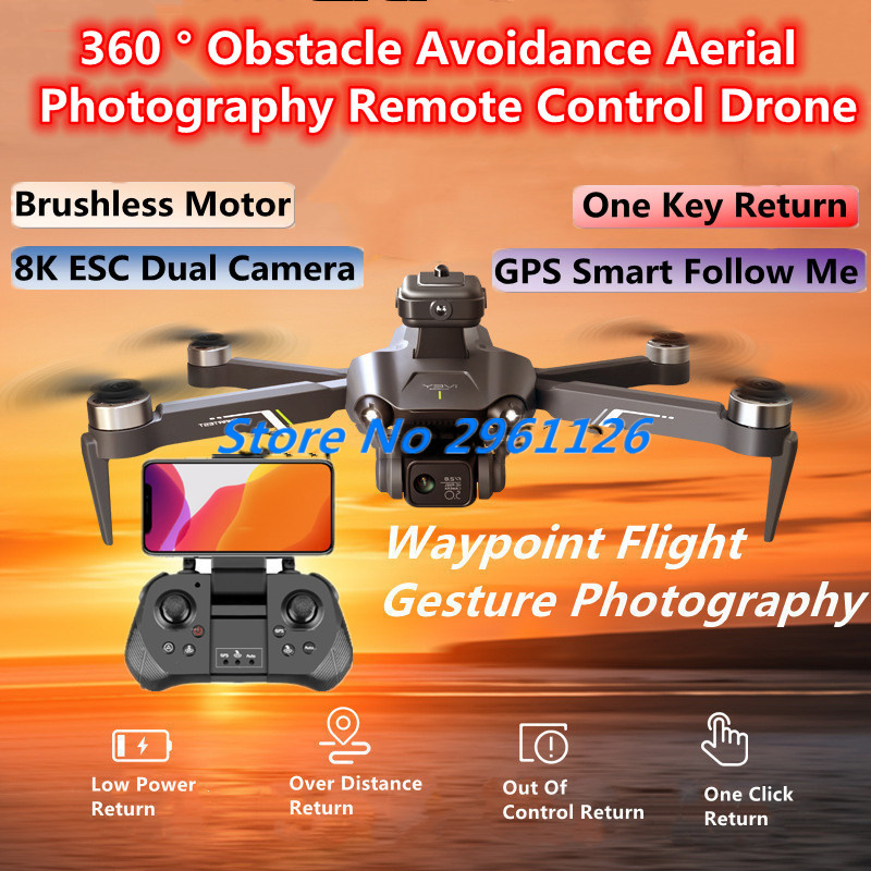Drone Rc Fpv Manual - 360 ° تجنب العوائق التصوير الجوي