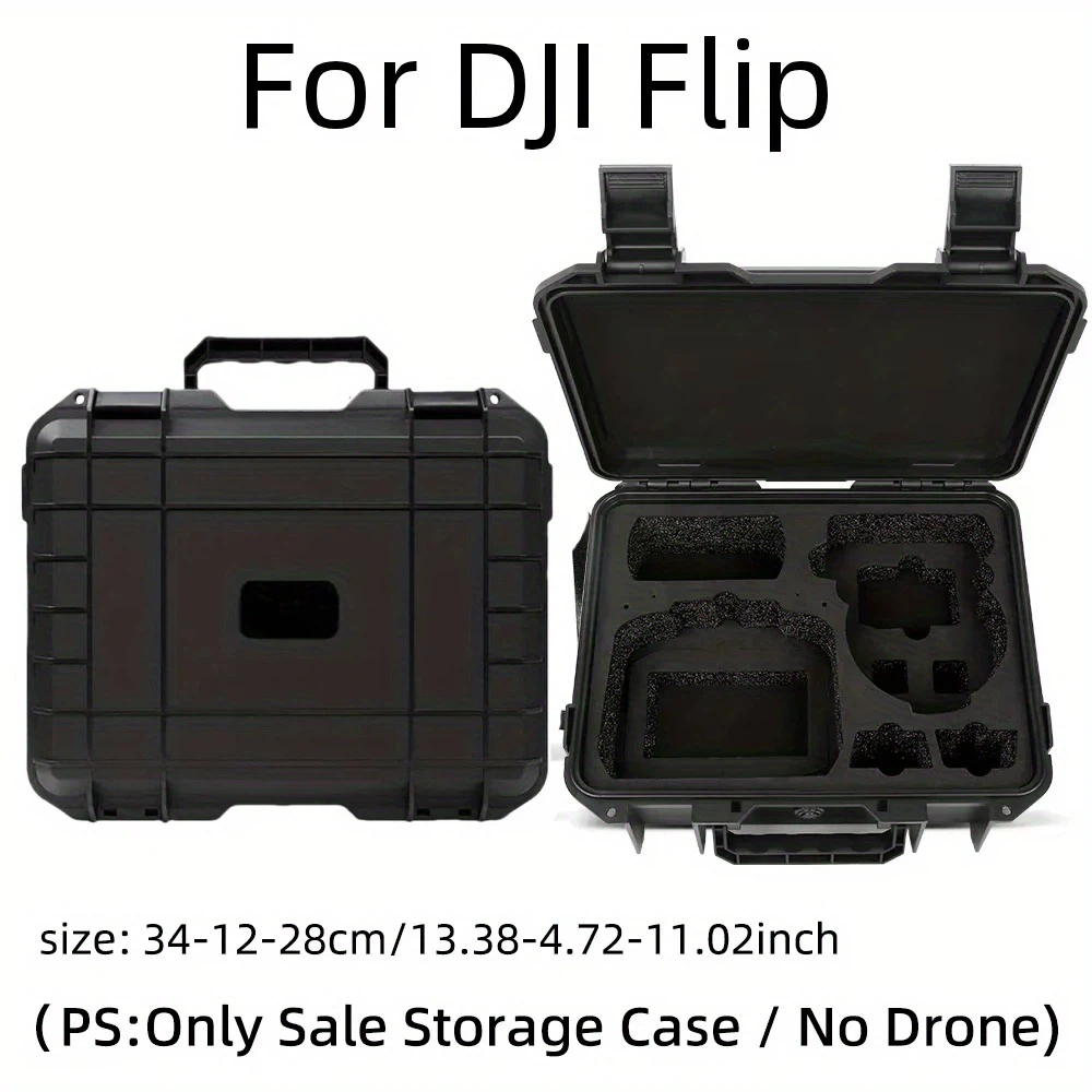 Drone Rc N3 - حقيبة تخزين صلبة لـ DJI Flip،