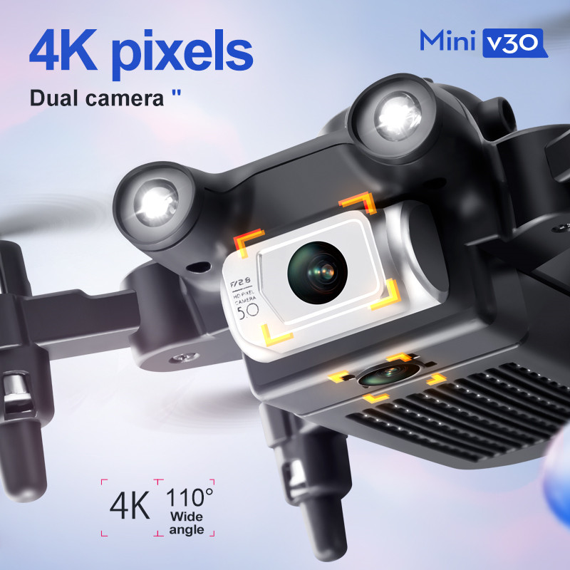 طائرة بدون طيار صغيرة V30 WiFi - مراجعة Drone Rc Cable وسعره