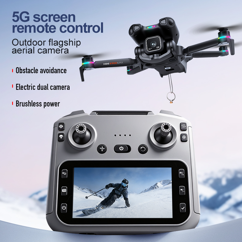 طائرة بدون طيار K900 Max الجدي - مراجعة Drone Avion Rc وسعره