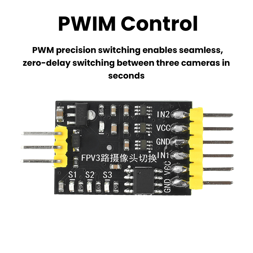 وحدة تحويل فيديو ثلاثية القنوا - مراجعة Drone Switch Rc وسعره