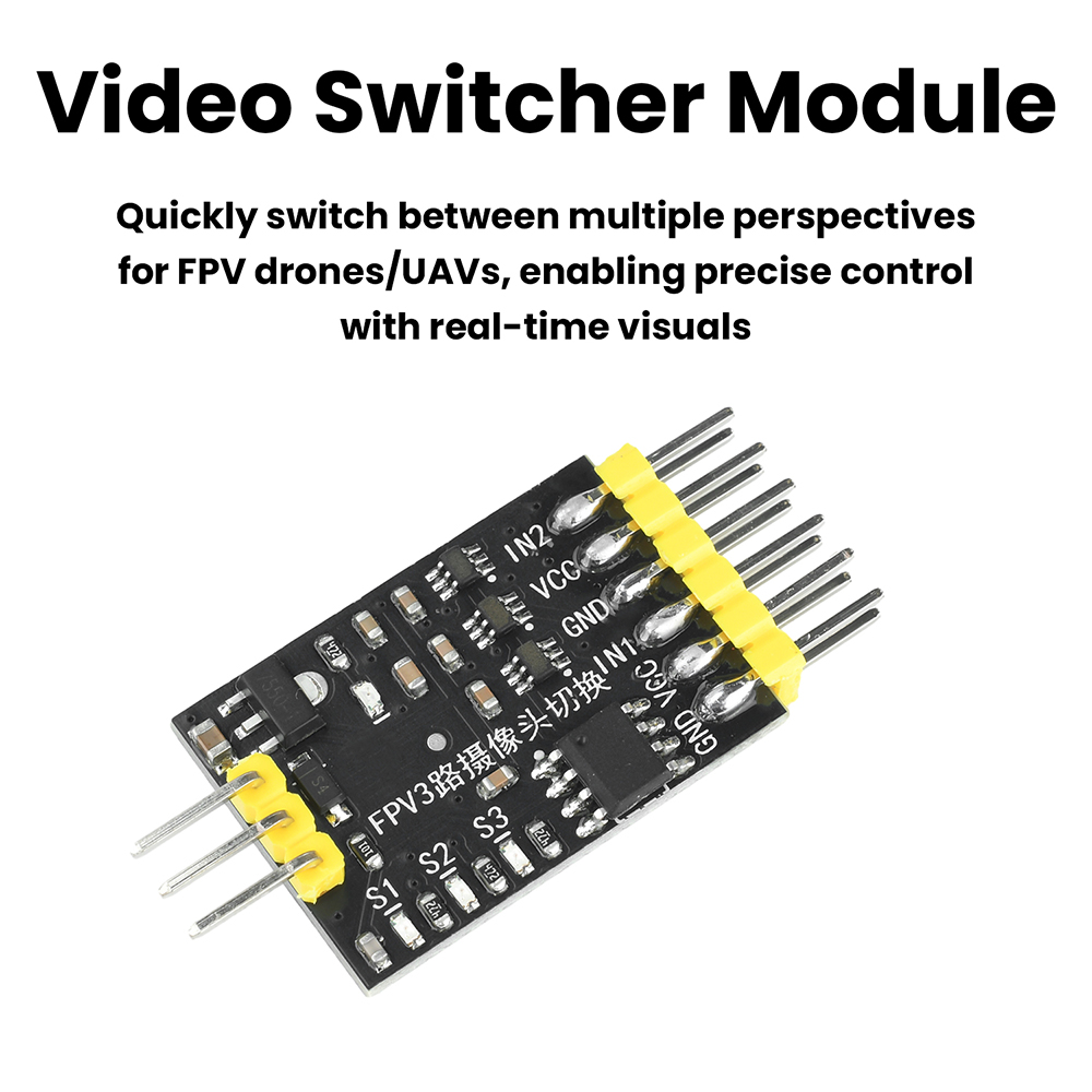 وحدة تحويل فيديو ثلاثية القنوا - مراجعة Drone Switch Rc وسعره