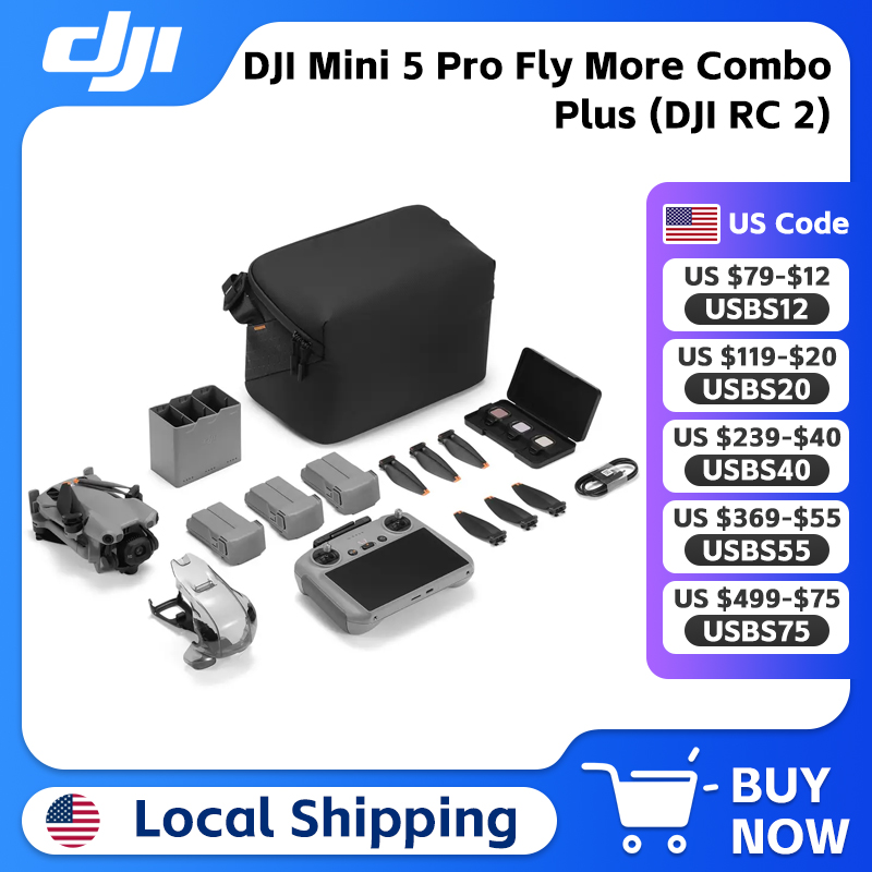 DJI Mini 5 Pro Fly More Combo  - مراجعة Drone Dji Rc Mini 3 وسعره