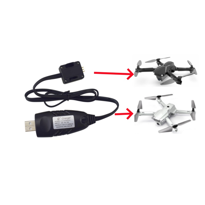 كابل شحن USB لطائرة Syma X30 Z - مراجعة Drone Rc Cable وسعره