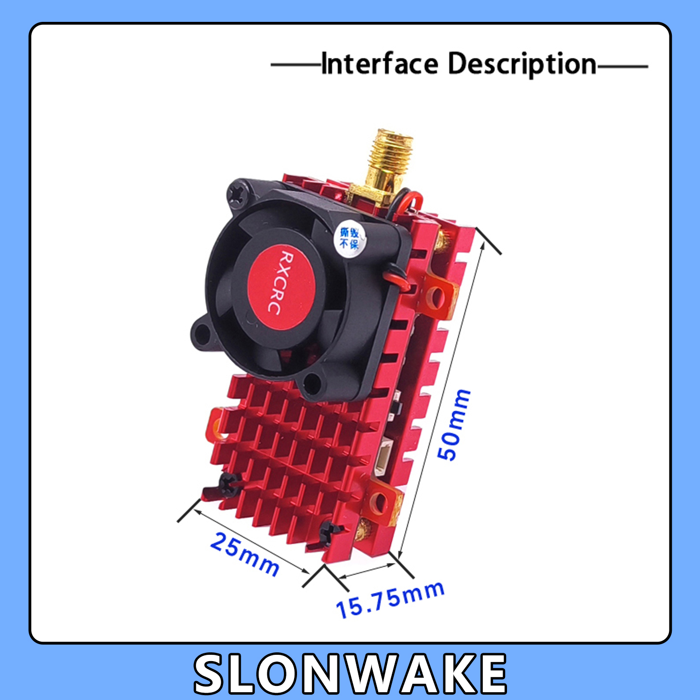 كاميرا SLONWAKE 5.8G 2W VTX FP - مراجعة Drone Ae Rc وسعره
