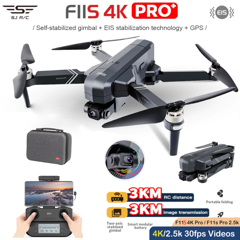 طائرة بدون طيار SJRC F11S 4K P - مراجعة Drone Rc Fpv Manual وسعره