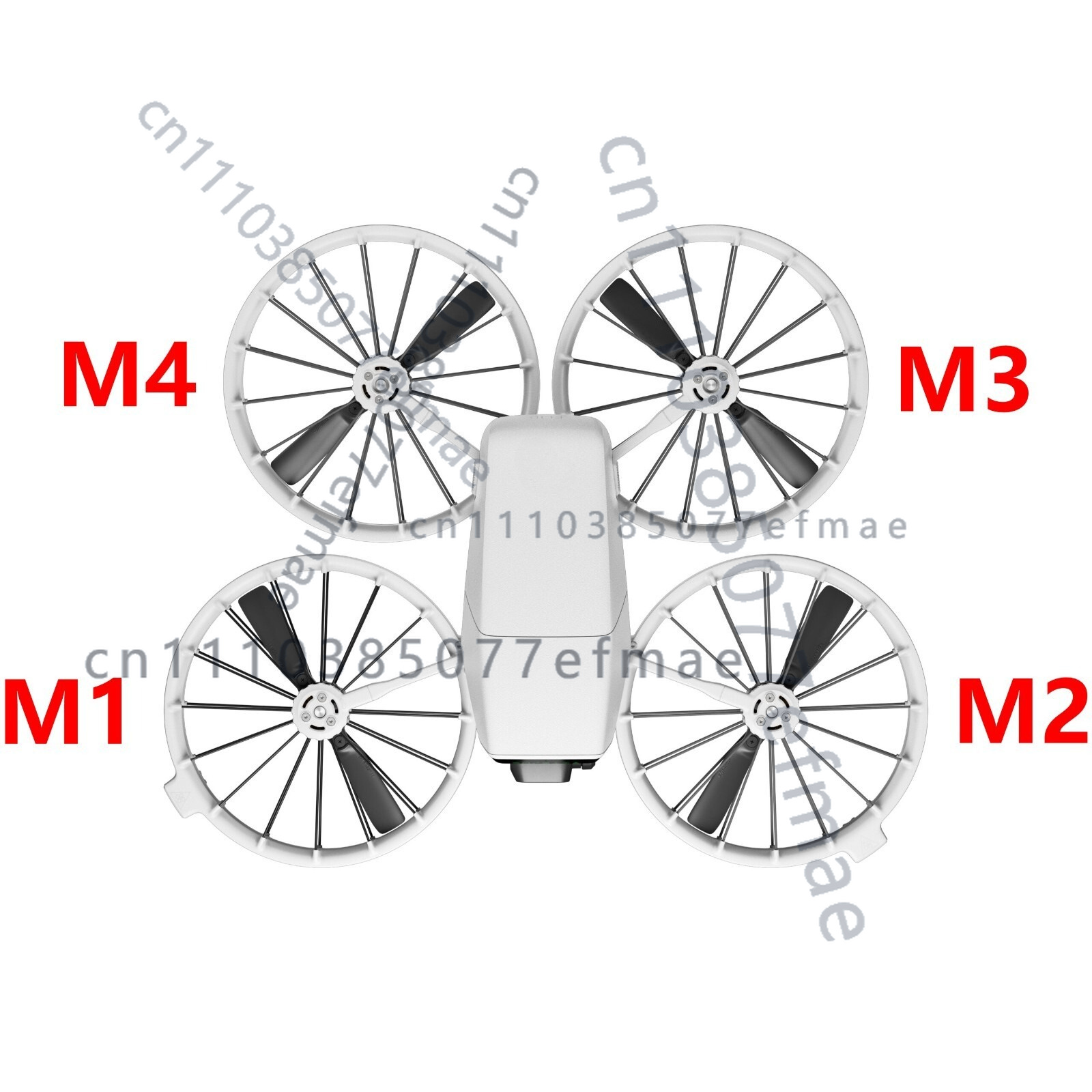 قطعة واحدة لـ DJI Flip M2 واقي - مراجعة Drone Propeller Guards وسعره