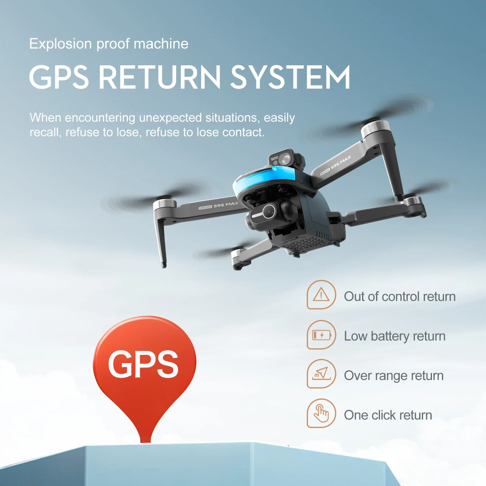 جديد S9S ماكس طائرة صغيرة بدون - مراجعة Drone Rc Harness وسعره