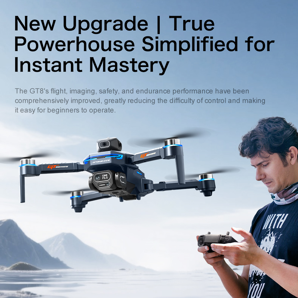 طائرة بدون طيار GT8 الأصلية بد - مراجعة Drone Rc Harness وسعره