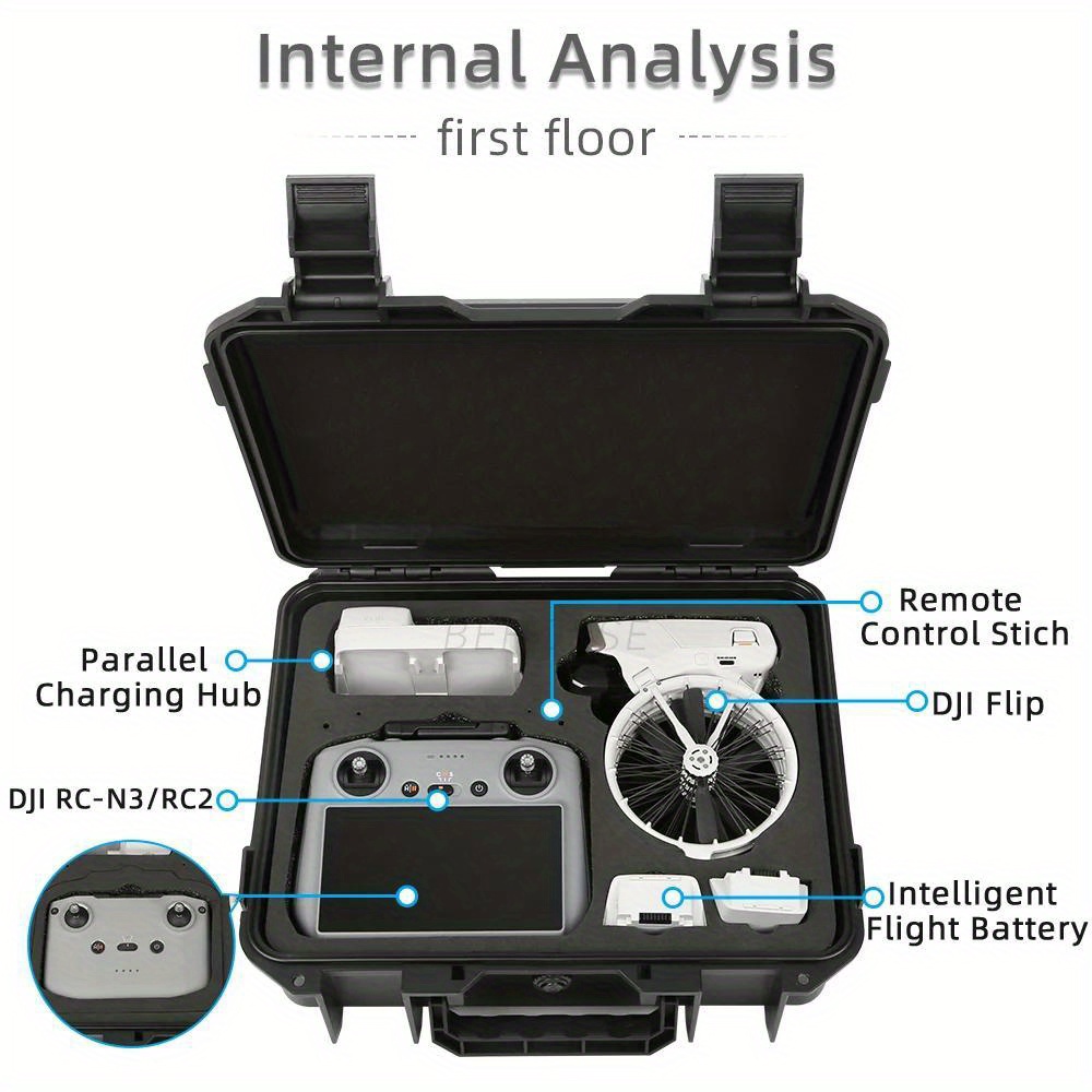 حقيبة تخزين صلبة لـ DJI Flip،  - مراجعة Drone Rc N3 وسعره