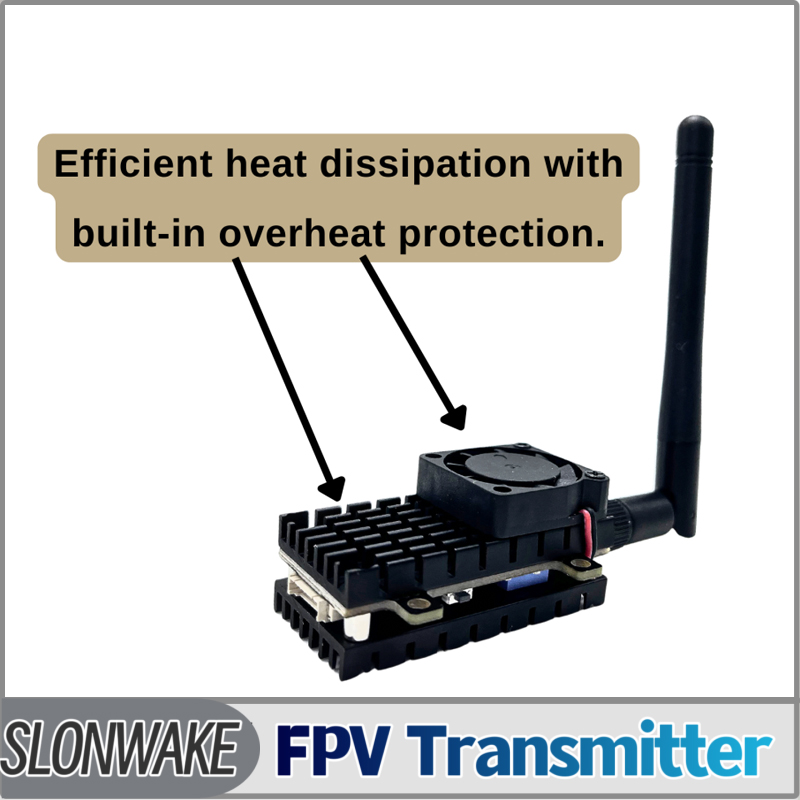 SLONWAKE 5.8G 3000mW محاكاة VT - مراجعة Drone Rc Controller وسعره
