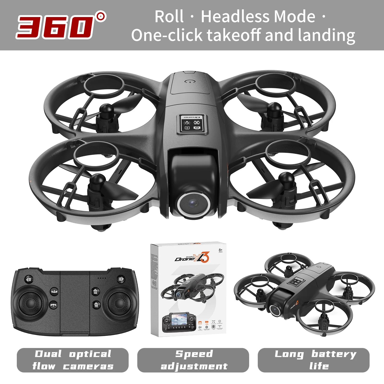 طائرة بدون طيار YL3 RC جديدة ب - مراجعة Drone Rc Harness وسعره