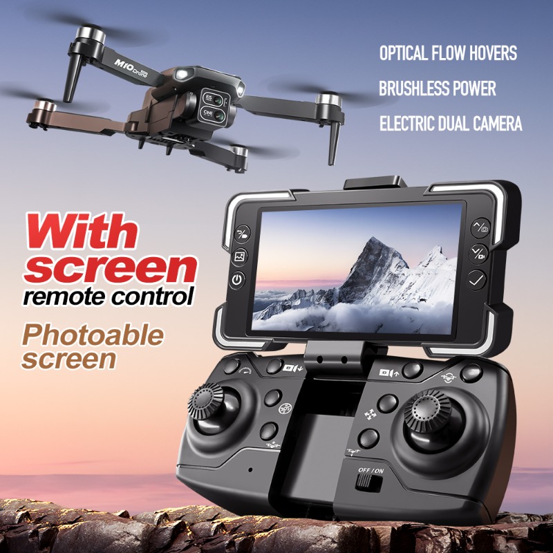 طائرة بدون طيار M10 مع كاميرا  - مراجعة Drone Rc Cable وسعره