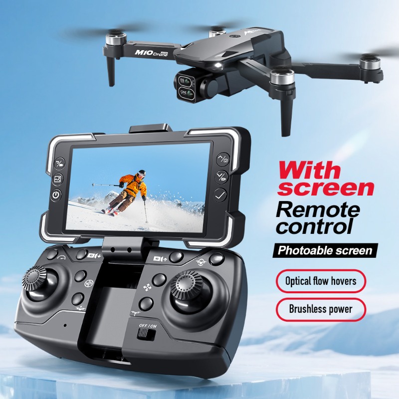 طائرة بدون طيار M10 مع كاميرا  - مراجعة Drone Rc Cable وسعره