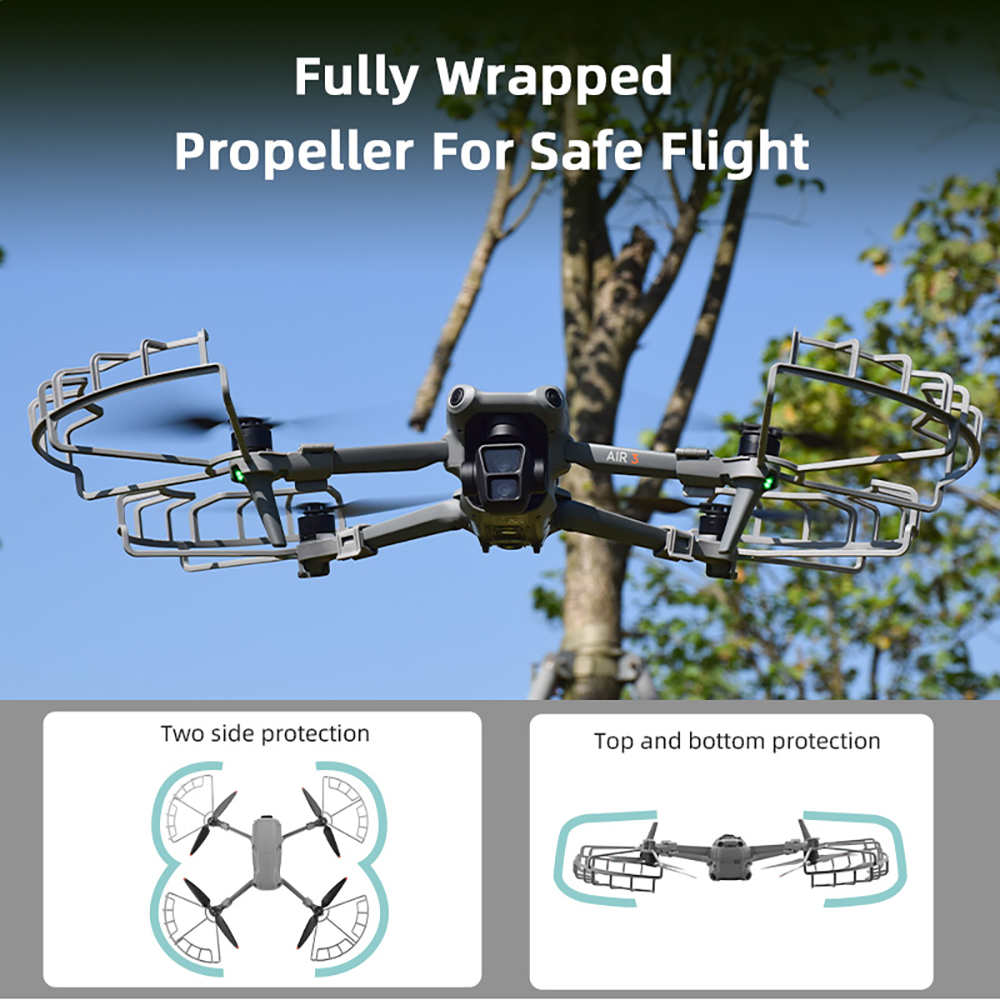 واقي المروحة لطائرة DJI Air 3S - مراجعة Drone Propeller Guards وسعره